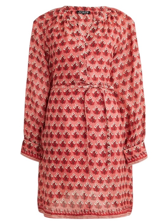 J. Crew Dresses & Skirts - J. Crew Cabana Mini Dress in Block Print Ramie NWT Size Medium